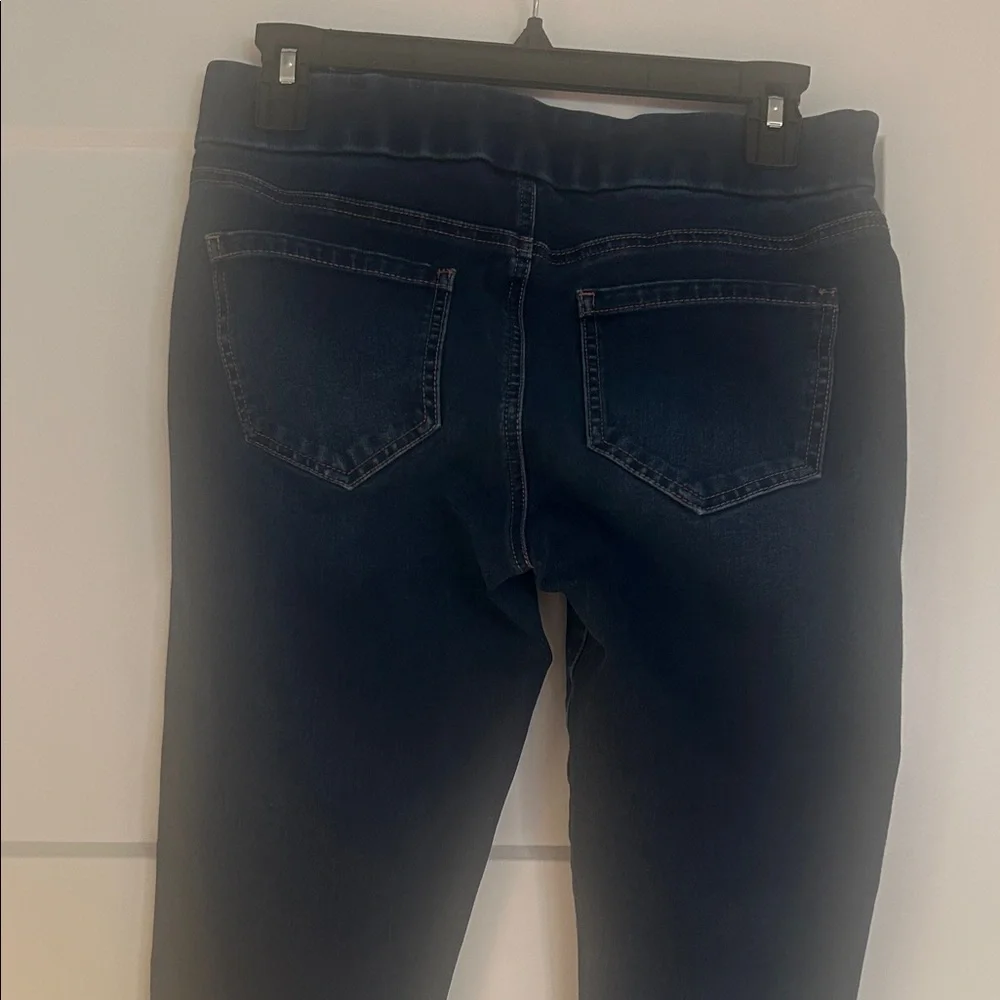 Liverpool Deep Blue Denim Jeans elastic waist - Picture 3 of 8